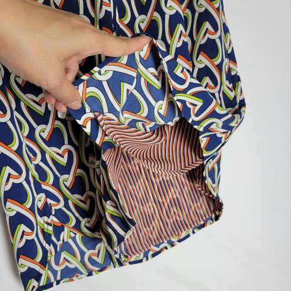 Cabi Womens Dress Amour Button Down Heart Print Sleeveless Button Down Size XS - Picture 9 of 11